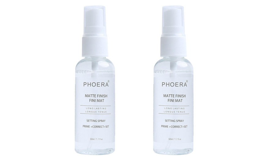 Image 2: One, Two or Three Phoera Make-Up Setting Spray