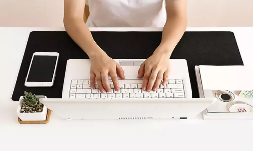 Large Felt Mouse Pad with Full Desk Coverage - Primary Image