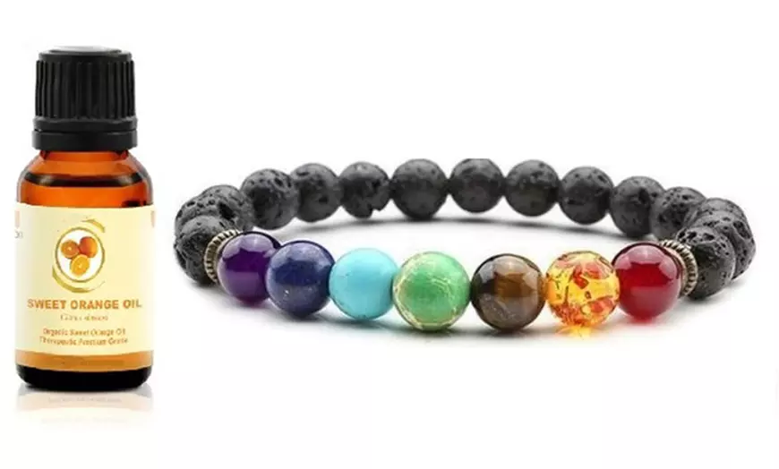 Image 3: Armbanden en etherische olie voor welzijn