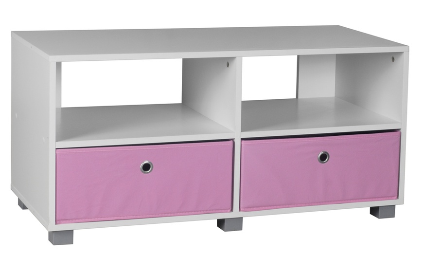 Image 25: TV Stand with Optional Drawers