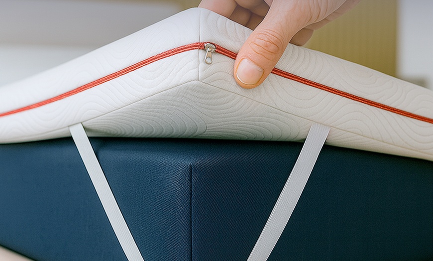 Image 7: Sobrecolchón con 9 zonas diferenciadas