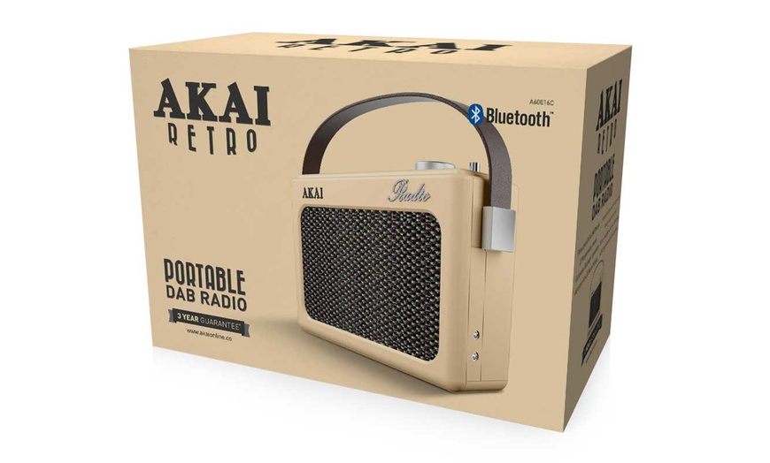 Image 10: Akai Retro-Style DAB Radio