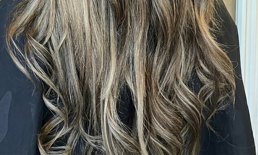 Image 2: Haircut, Condition and Blowout with Highlights, Balayage Options
