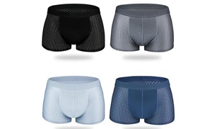 Soft IceMesh Breathable Boxers Four-Pack