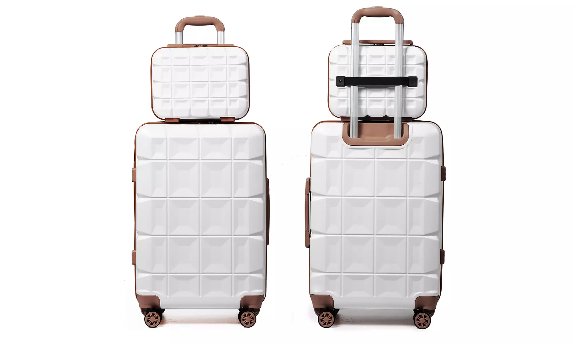 KONO Hard Shell Suitcases with TSA Locks