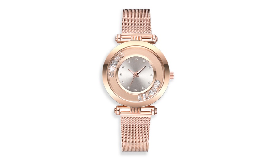 Image 3: Glamour Watch with Crystals