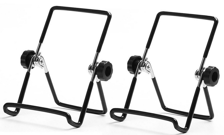 Image 4: Foldable Adjustable Tablet Holder