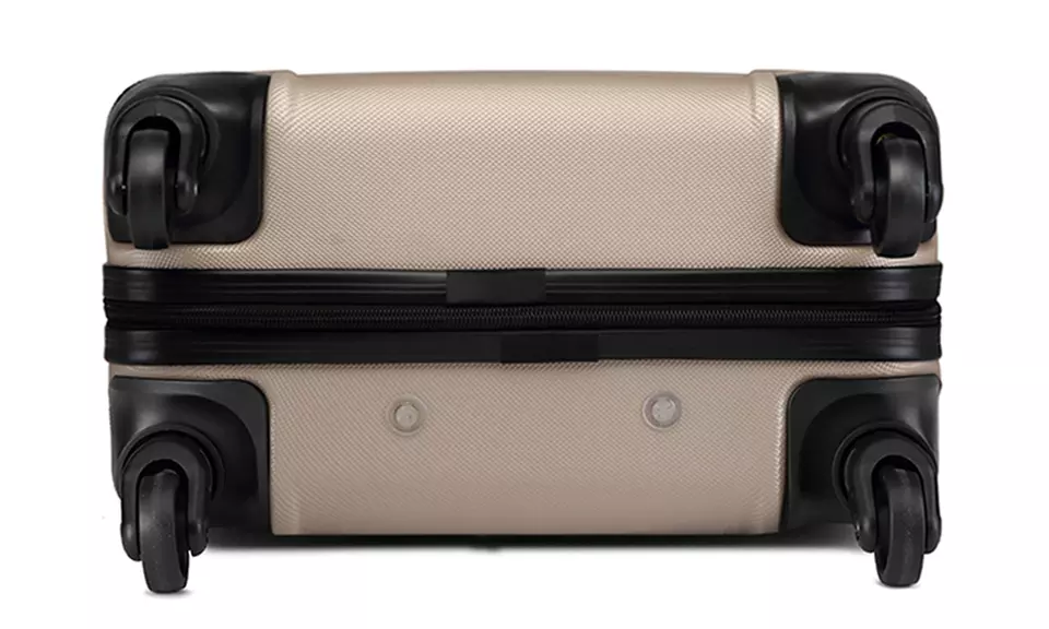 KONO Horizontal Design Hard Shell Suitcase Set with Combination Lock