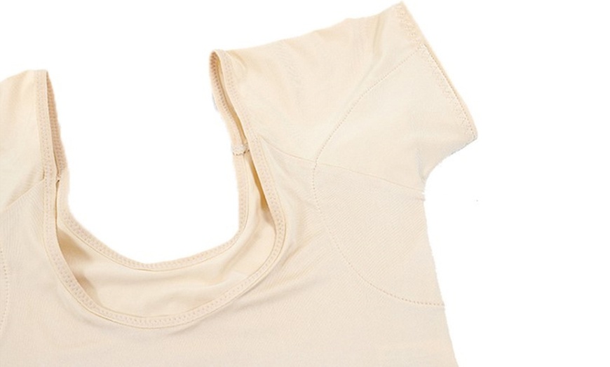 Image 5: Women's Breathable Armpit Underarm Sweat Pads Vest