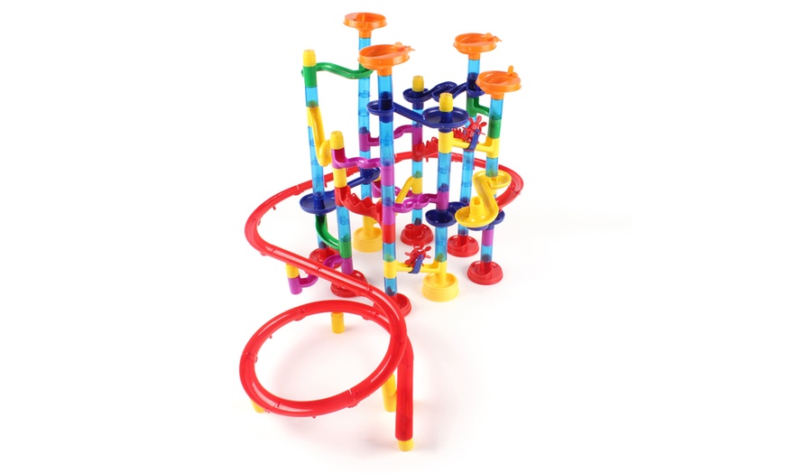 Image 3: Dino Marble Run with Dominoes