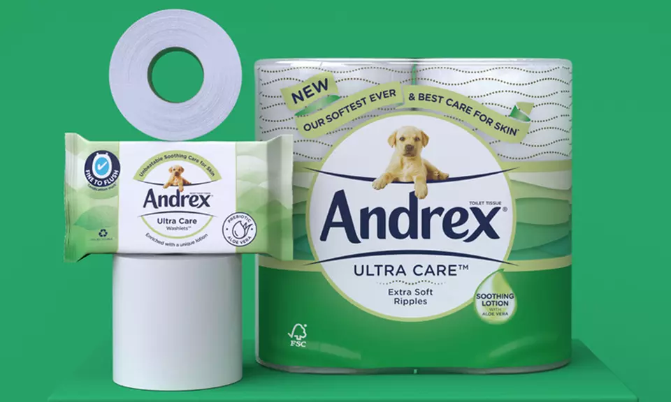 Andrex Washlets Confident Clean Biodegradable & Flushable Toilet Wipes
