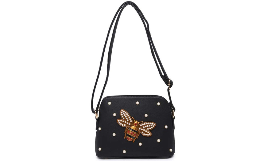 Image 2: Bee Embellished Cross-Body Bag