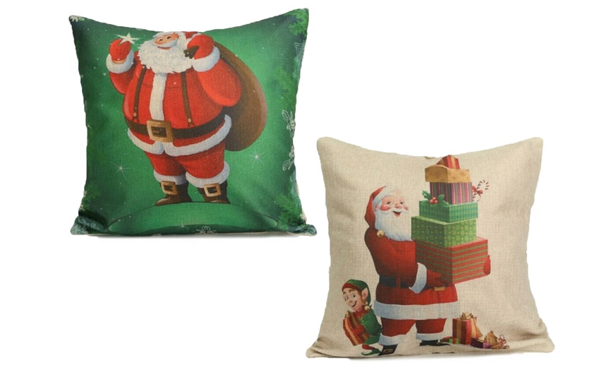 Image 7: Christmas Cushion Covers 