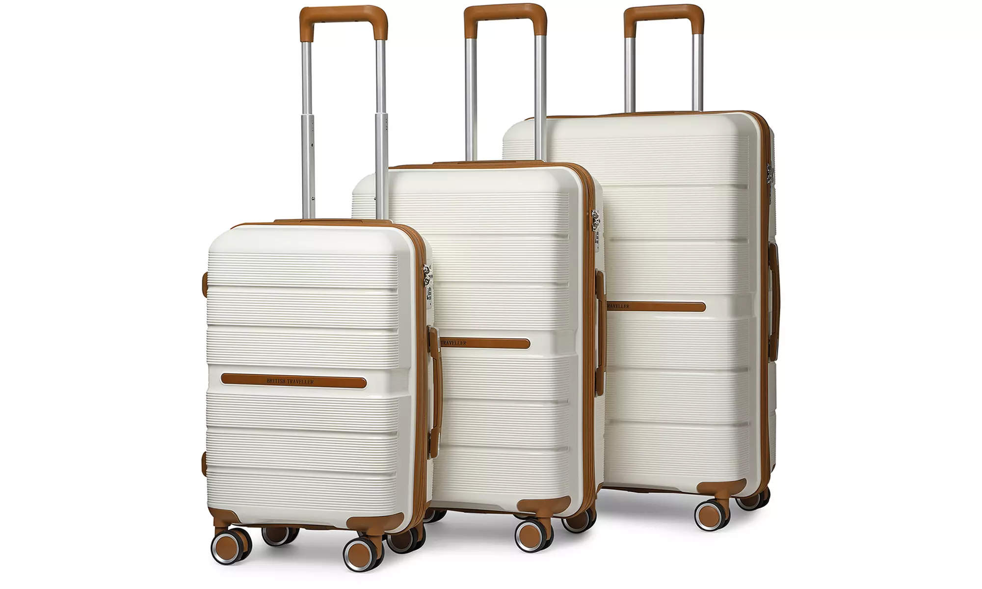 Kono Hard Shell PP Suitcases – Lightweight, Durable Luggage