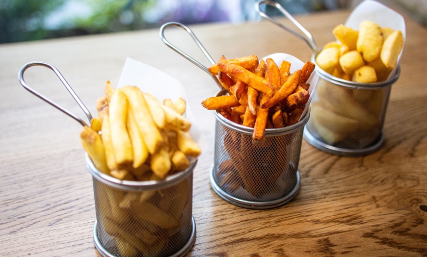 Image 4: Burger, Fries and Drinks at Smokin Grill And Steakhouse