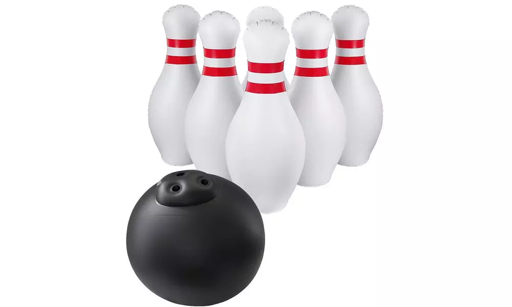 GreenCo Giant Inflatable Outdoor and Indoor Bowling Set (7-Piece) - Primary Image