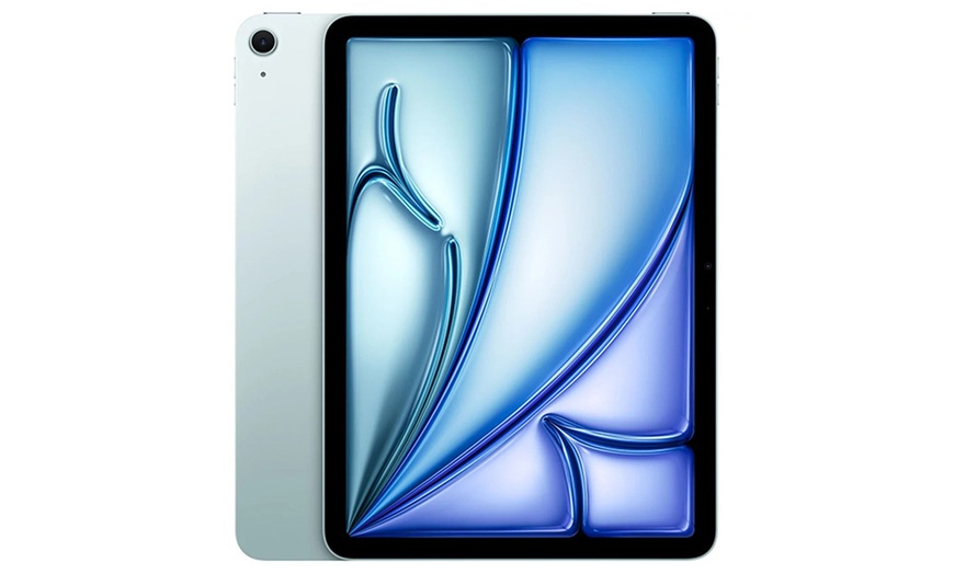 Image 1: Apple iPad Air 6 de 128 GB en color azul reacondicionado