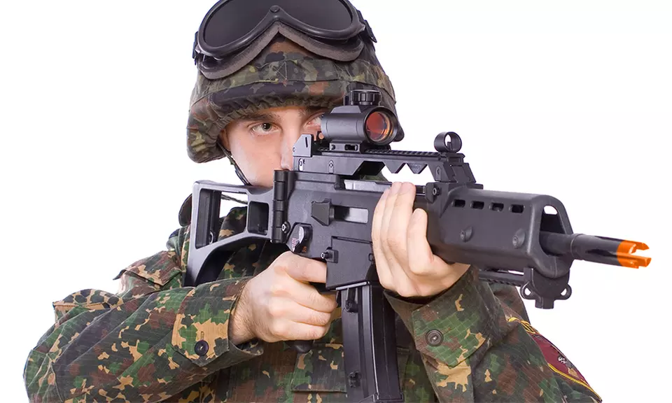 Airsoft Package for One or Two, Including Gun and Gear Rentals at Liberty Paintball (Up to 45% Off) - Primary Image