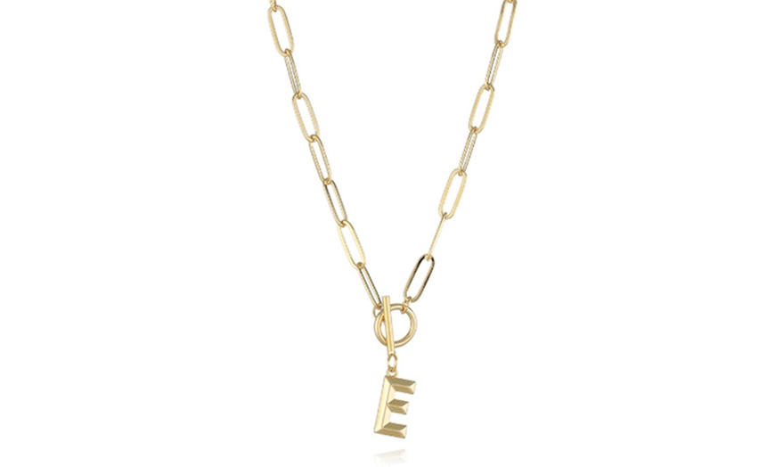 Image 7: Women's Initial A-Z Letter Necklace