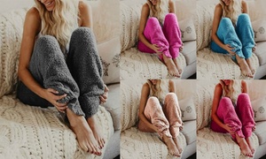 Plush Fleece Lounge Pyjama Pants