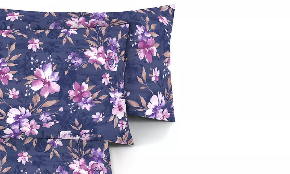 Completo Lenzuola No Stiro, Microfibra effetto Seta, Made in Italy