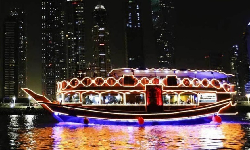 Image 5: A Memorable Evening with Two Hour Dubai Marina Dhow Cruise Dinner