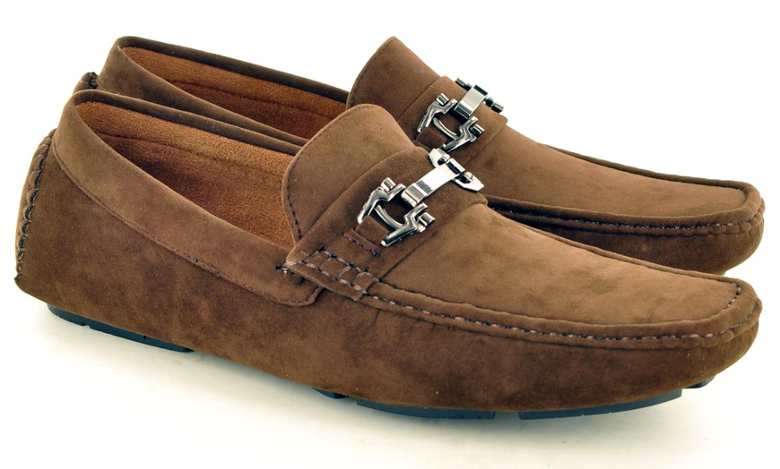 Image 13: Men's Casual Loafers with Buckle