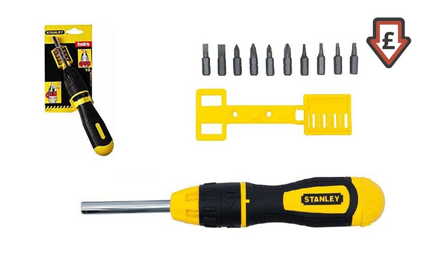 Image 1: Stanley Screwdriver and Bit Set