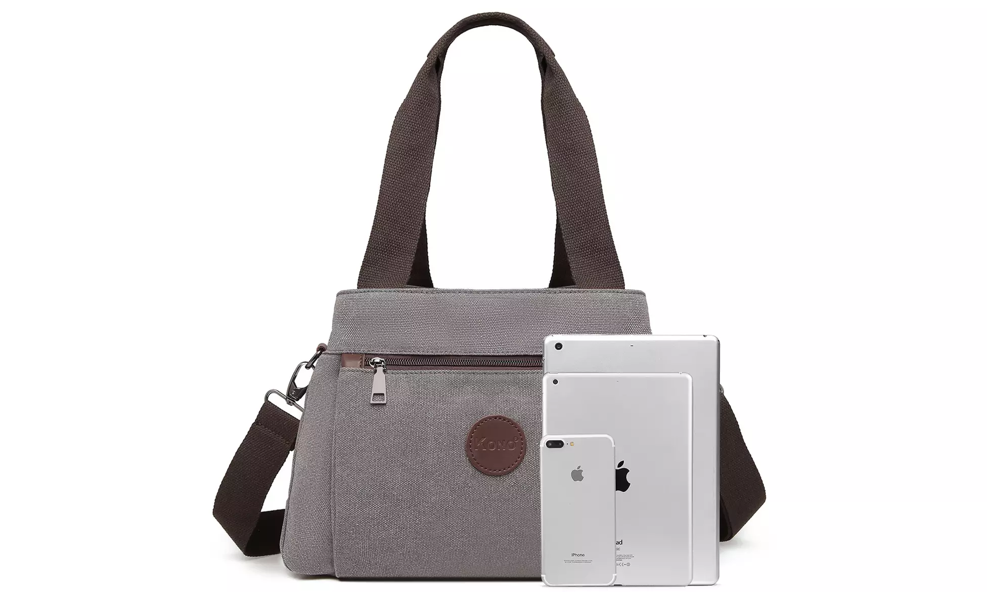Kono Canvas Multi-Functional Crossbody Bag Shoulder Bag Hand Bag