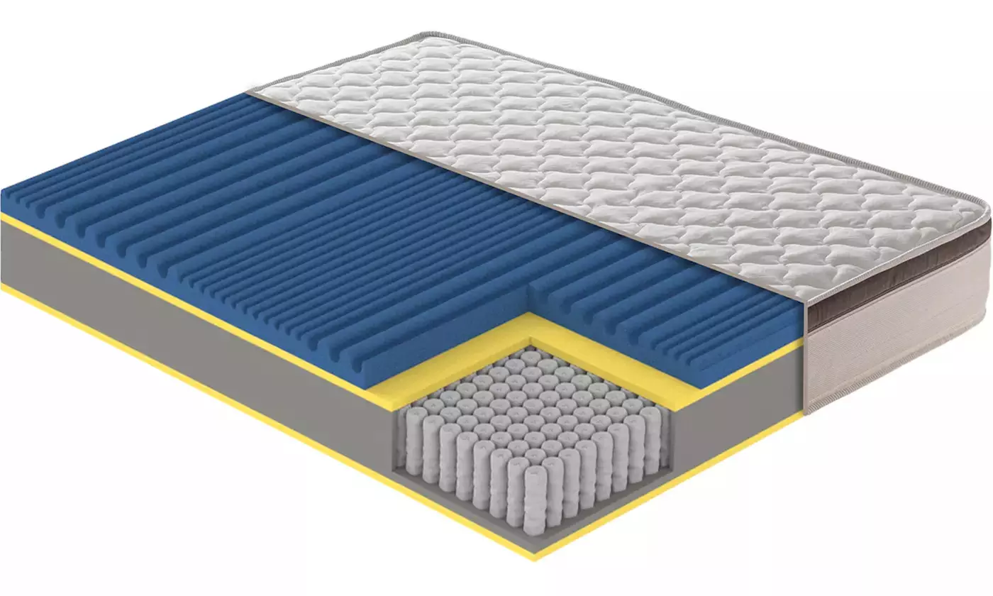 Materasso con 1600 molle e memory