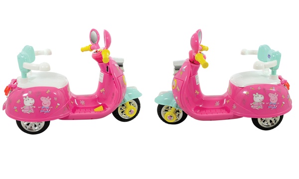 peppa pig 6v battery operated motorbike