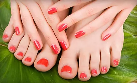 $34 for Manicure and Pedicure at Sky Stylist Studios Salon & Spa ($70 Value) - Primary Image