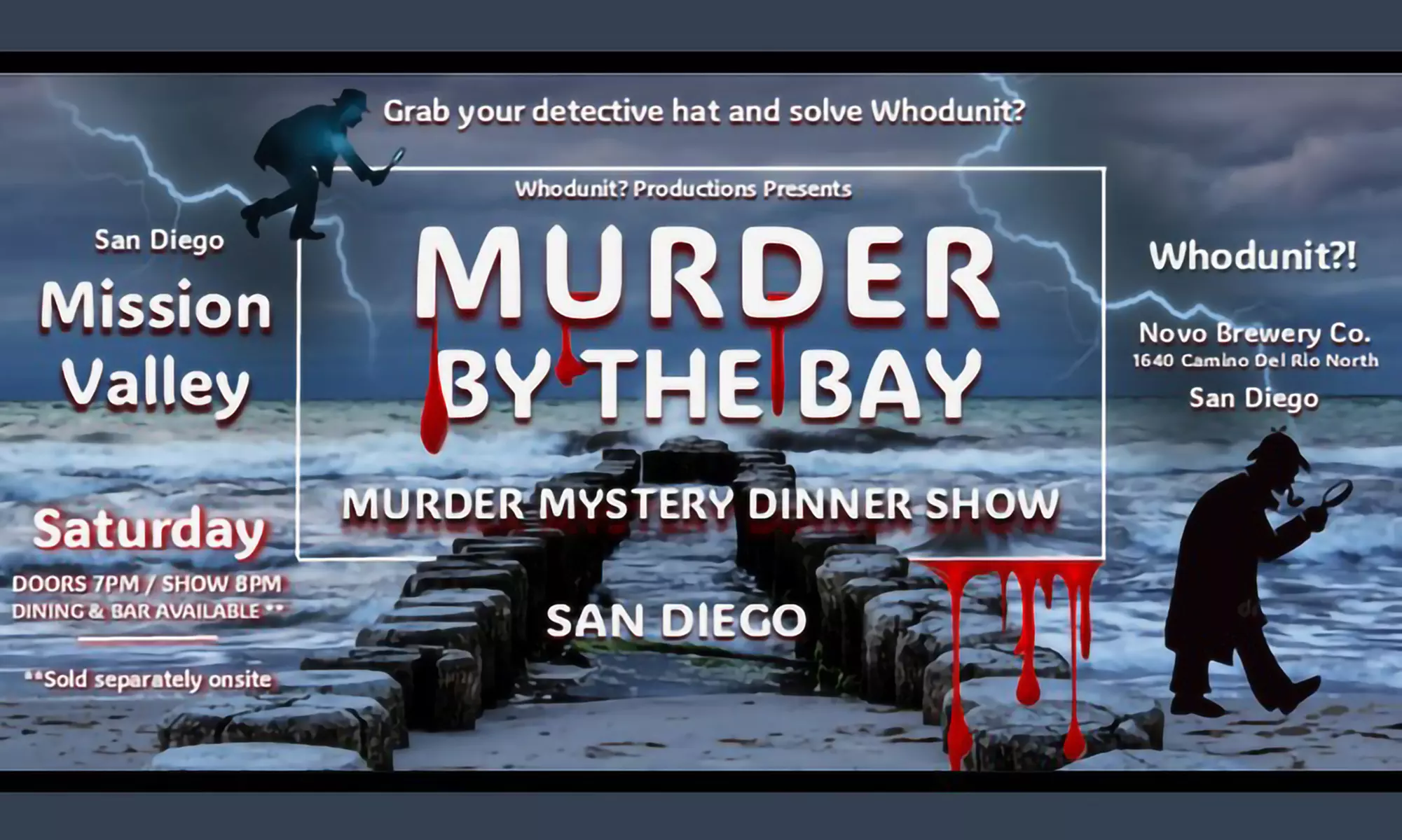 Murder By The Bay on Aug 9th at 8 p.m. - Primary Image