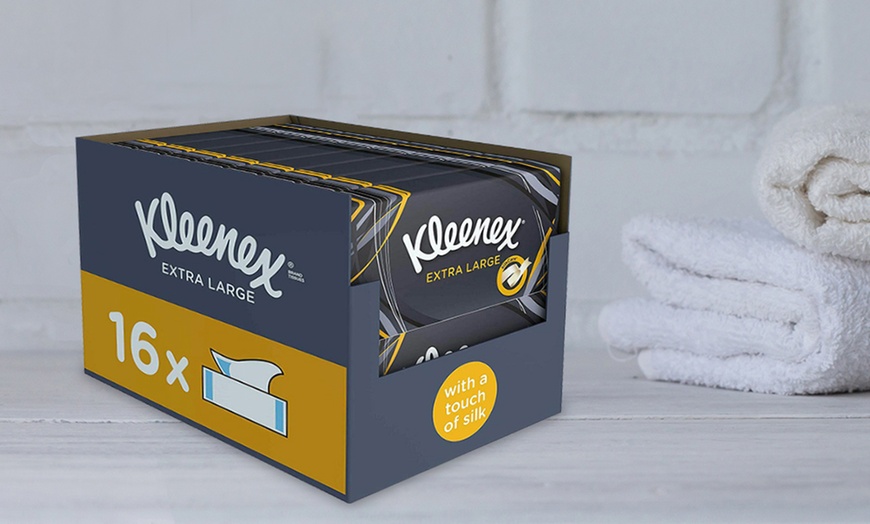 Image 4: 16 or 32 Boxes of Kleenex Extra Large Facial Tissues