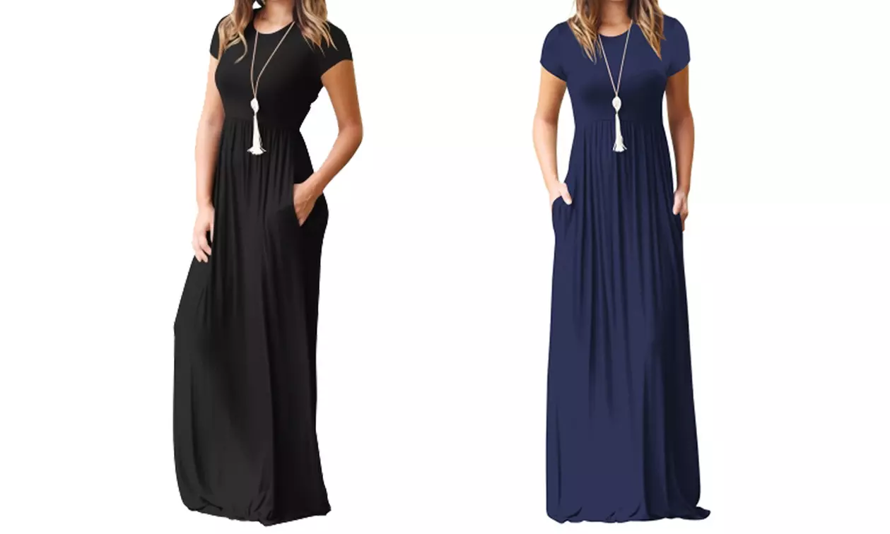 1 ou 2 robes maxi casual Empire pour femme - Second Medium