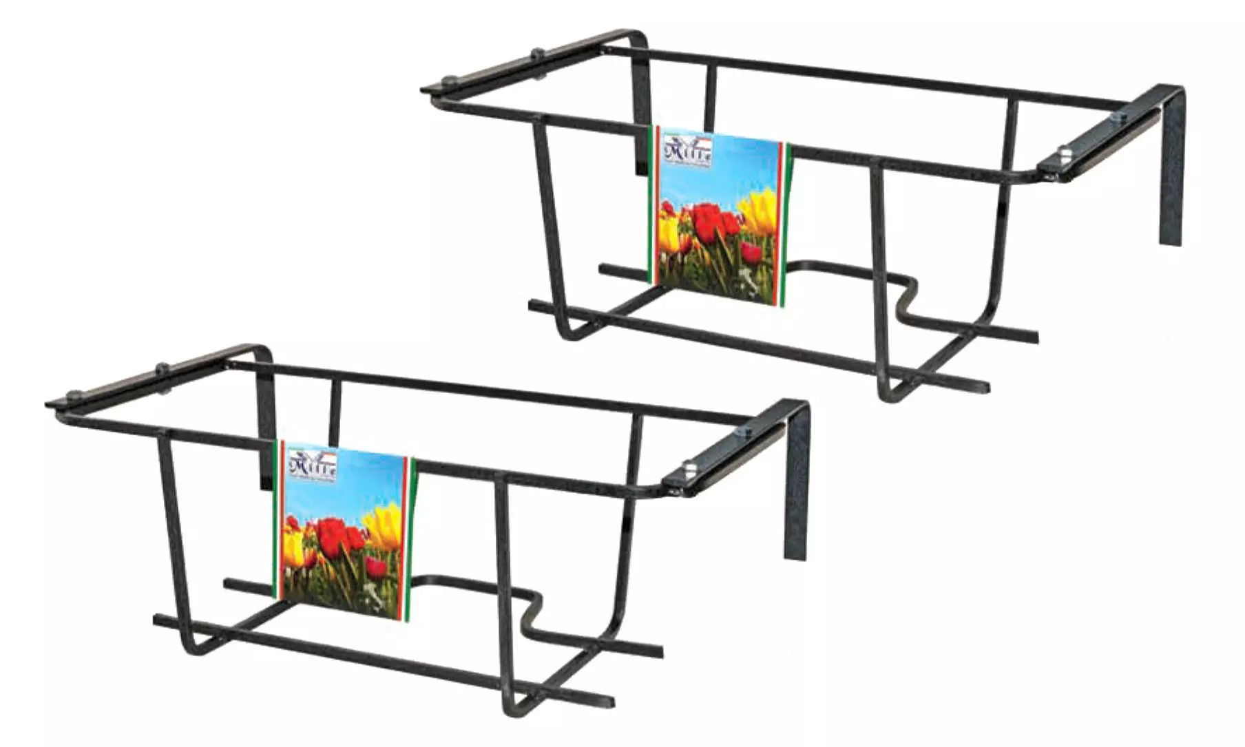 1 o 2 fiorierie per il balcone regolabili - Image 2