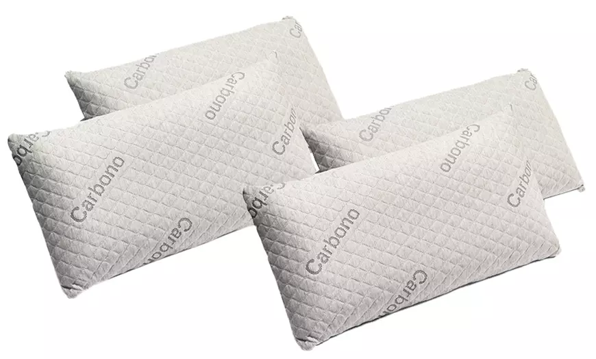 Image 2: Oreillers viscoélastiques carbone