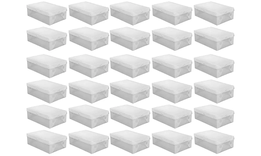 Cajas de zapatos transparentes
