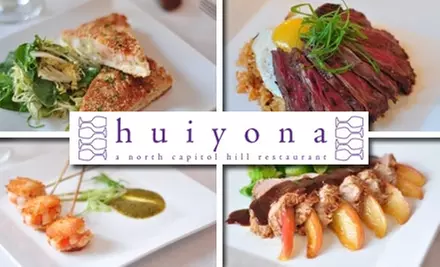$15 for $30 Worth of Asian-Influenced New American Cuisine and Drinks at Huiyona - Primary Image