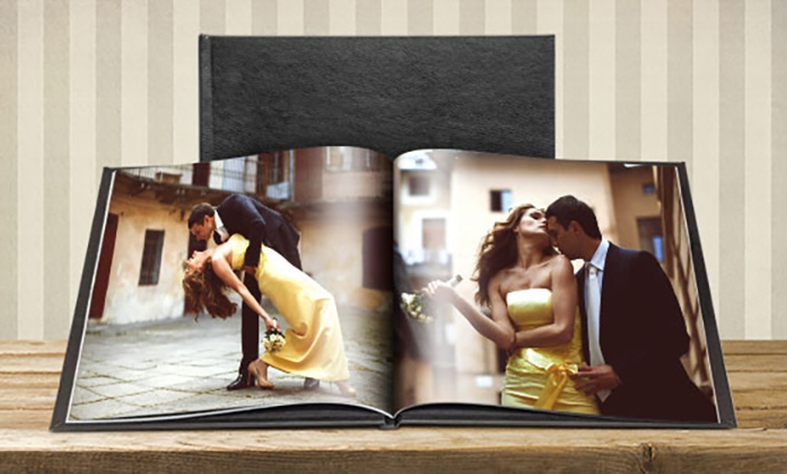 Image 11: Álbum personalizado con tapa de cuero