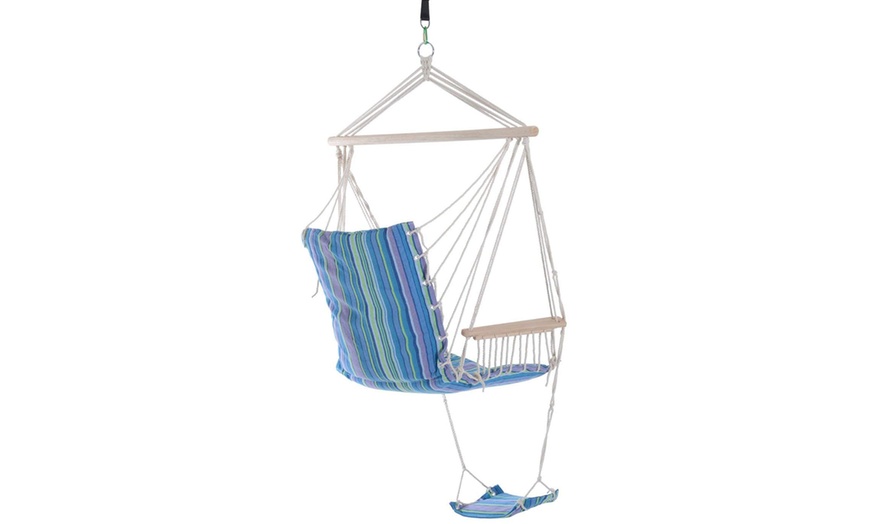 Image 9: Outsunny Hammock Swing Chair