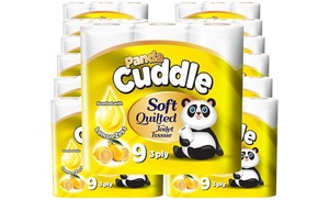 Bulk Buy - Panda Cuddle Lemon Zest Quilted Toilet Rolls