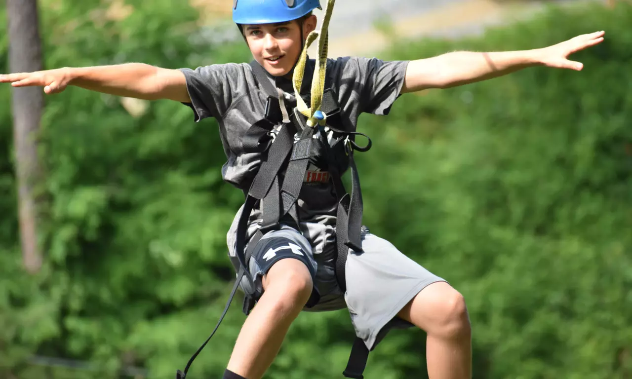 Zipline Tour for Two or Four with Helmet Cam at Zip Gatlinburg or The Dome Ziplines (Up to 42% Off) - Second Medium