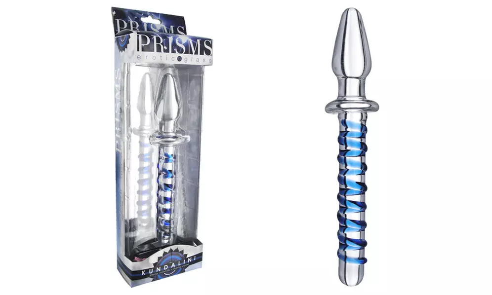 Kundalini Thrusting Wand Glass Dildo - Primary Image