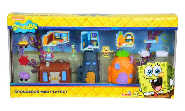 spongebob mini playset