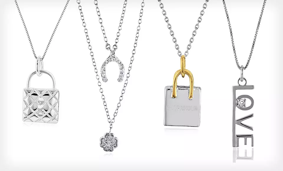 Sterling Silver Charm Necklaces (Up to 84% Off). Free Returns. - Primary Image