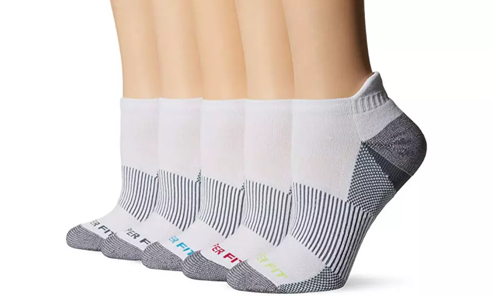Copper Fit Women's Performance Sport Cushion Ankle Compression Socks (10-Pack) - Second Medium