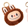 Image 19: Labubu Inspired Plush Keychain Dolls