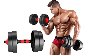 Two Adjustable Dumbbells