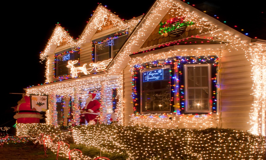 Image 5: String with LED Lights